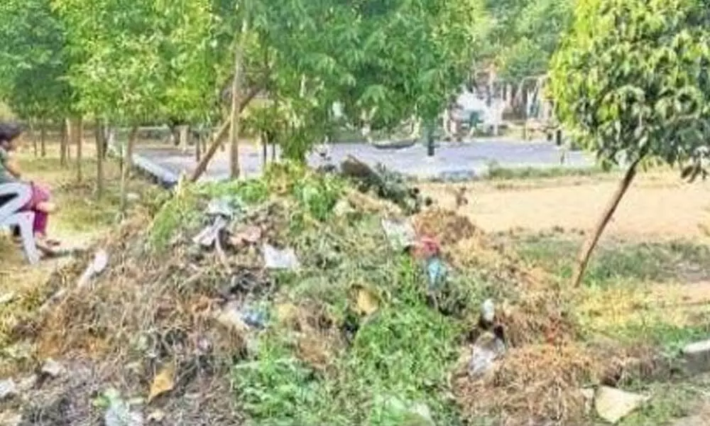 Park in Kukatpally wallows in utter neglect