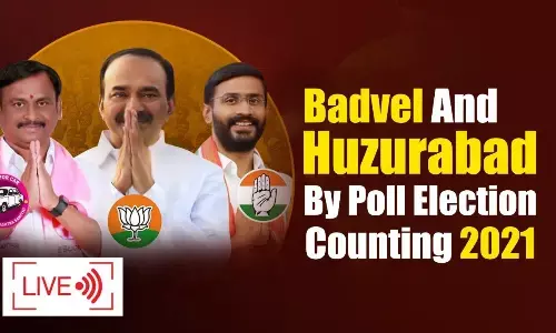 Badvel and Huzurabad by-election results: Counting of votes to begin