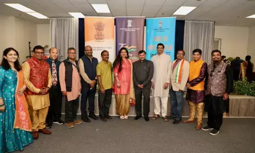 Hundreds of American Indians pariticipated in the Azadi ka Amrit Mahotsav celebrations organized by the Indian Association of Sacramento (IAS) at Sacramento, California on Saturday, October 30th, 2021.