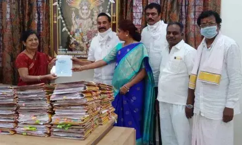 Yadadri: Donations pour in for Vimana Gopuram
