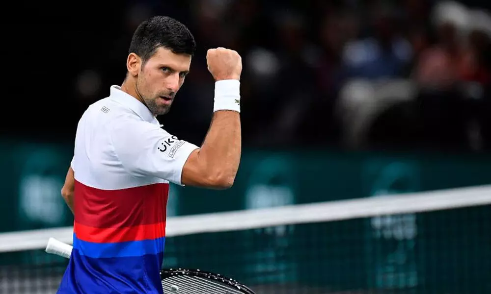 Djokovic overcomes Fritz; stays on course for sixth Paris Masters title