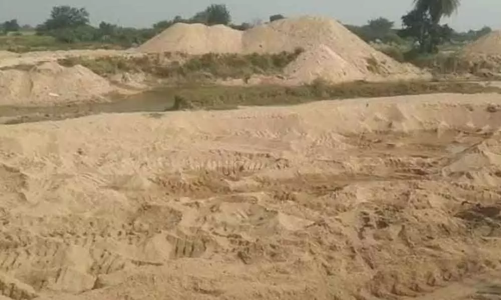 Illegal sand mining creates furore