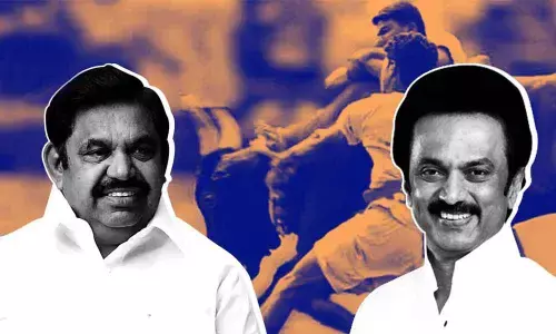 K Palaniswami & M K Stalin