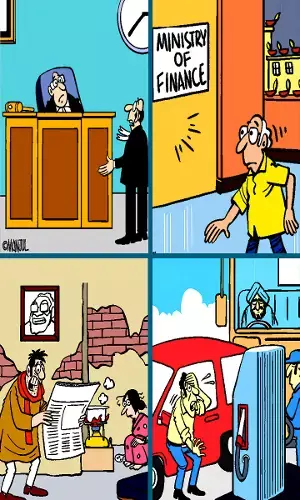 Hans Editorial cartoons by Manjul [ Nov 01 - Nov 05]
