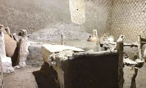 The slaves room. (Pompeii Archeological Park/Ministry of Cultural Heritage and Activities and Tourism)