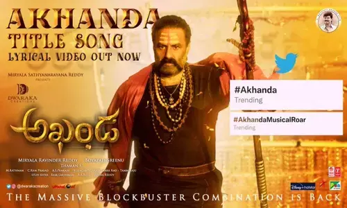 Balakrishna’s ‘Akhanda’ title track is out!