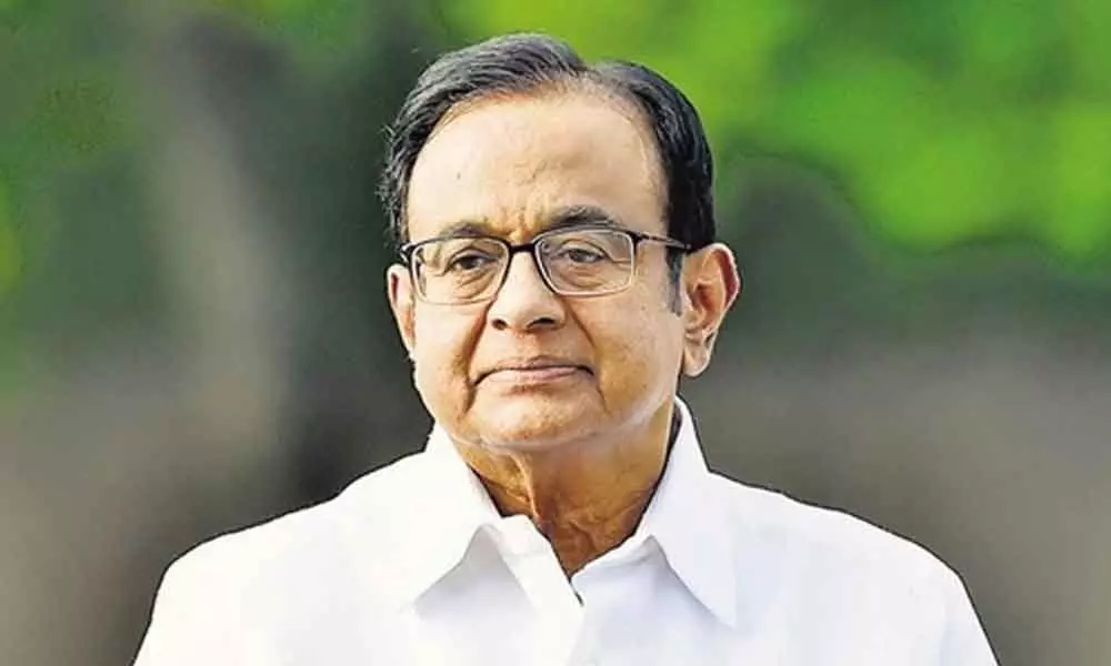 Former Union Finance Minister P. Chidambaram
