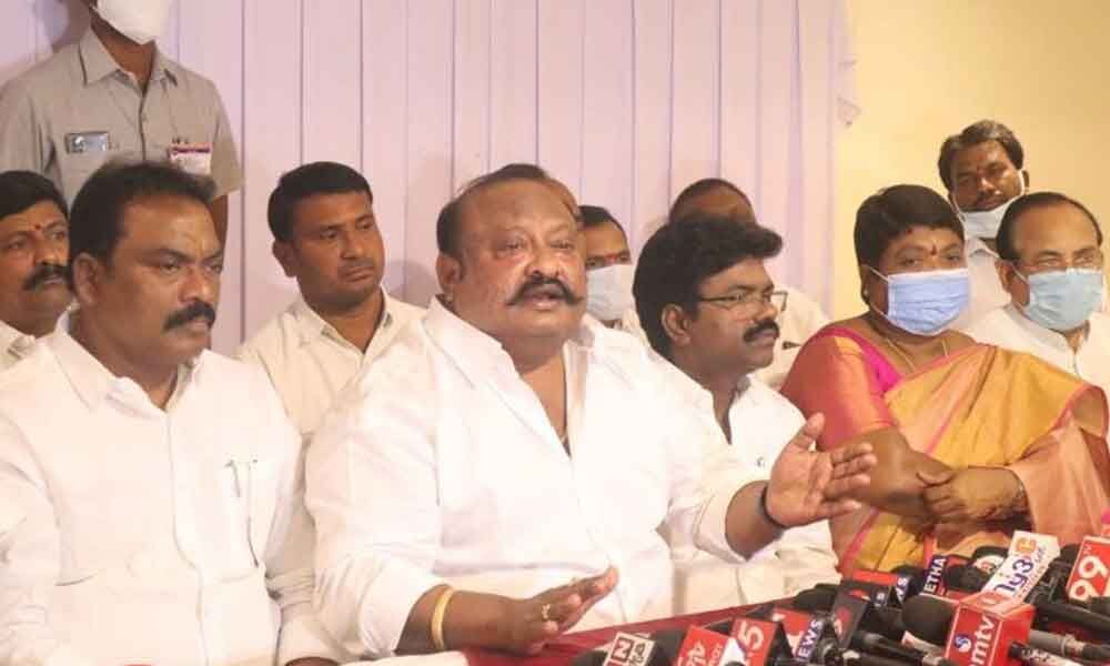 All set for farmers dharnas from tomorrow: Gangula Kamalakar