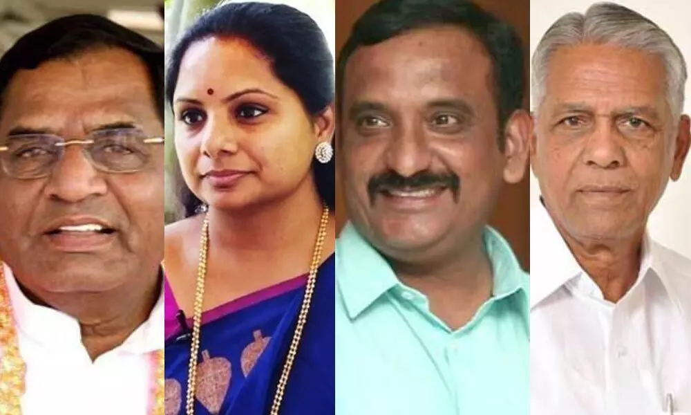 V Bhoopal Reddy, Kalvakuntla Kavitha, Bhanu Prasad Rao, K Damodar Reddy