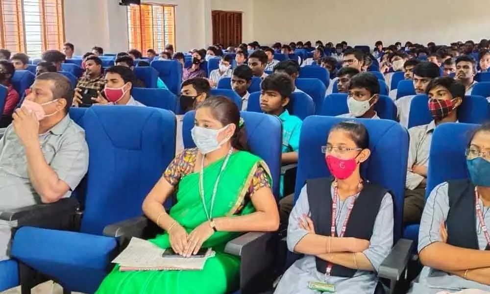 Students at Vikas College