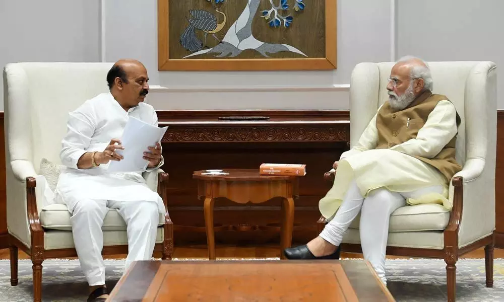 Basavaraj Bommai met Prime minister Narendra Modi