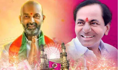 Bandi Sanjay & KCR