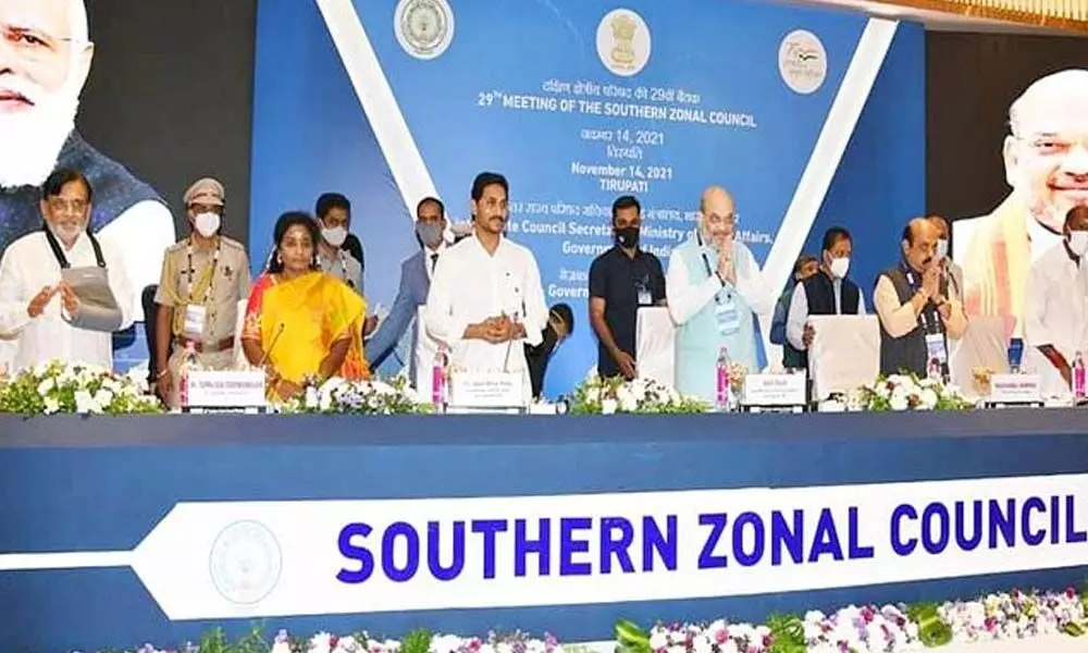 Southern Zonal Council meeting begins in Tirupati with YS Jagans inaugural speech
