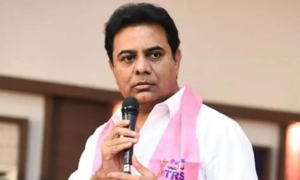 Handlooms and Textiles Minister  KT Rama Rao