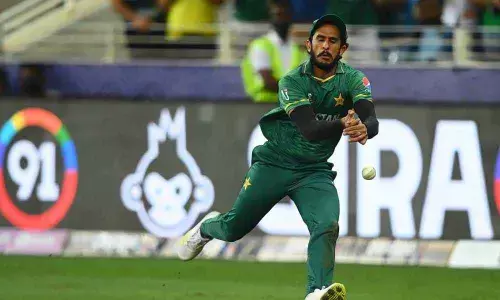 Pakistan fast bowler Hasan Ali