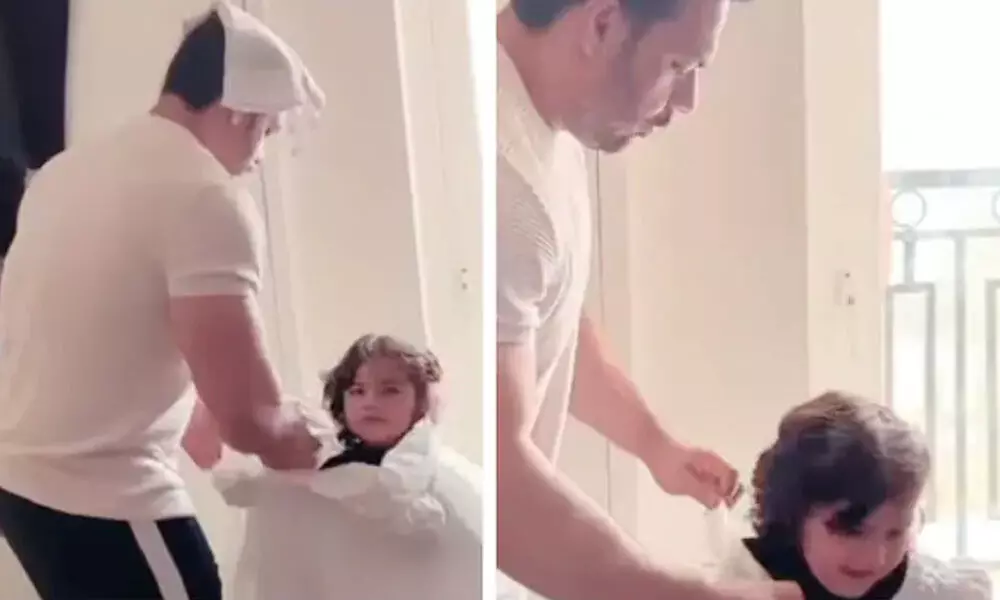 A toddlers adorable reaction to her new clothes is making the Internet go aww.