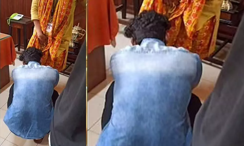 Principal Of A Kerala Government College Pressured Student To Fall At Her Feet And Apologize