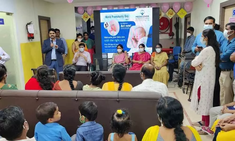 Visakhapatnam: Medicover creates awareness on premature babies