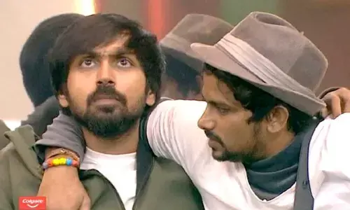 Sunny and Maanas argue about a T-shirt