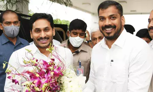 Jubilant CM Jagan takes dig at Chandrababu Naidu