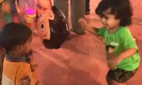 Watch The Trending Video Of Two Delighted Children Triumph Across The Chasm Ahead Of The Differences Of Classes