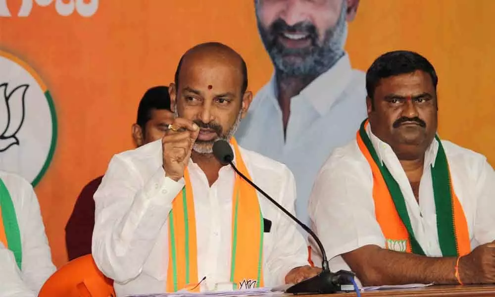 Bharatiya Janata Party State chief Bandi Sanjay Kumar