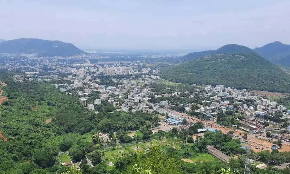 A view of Visakhapatnam