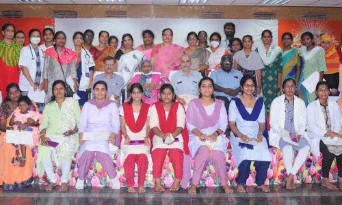 SVIMS Director Dr B Vengamma, Dean Dr Alladi Mohan and others with the winners of the quiz programme.