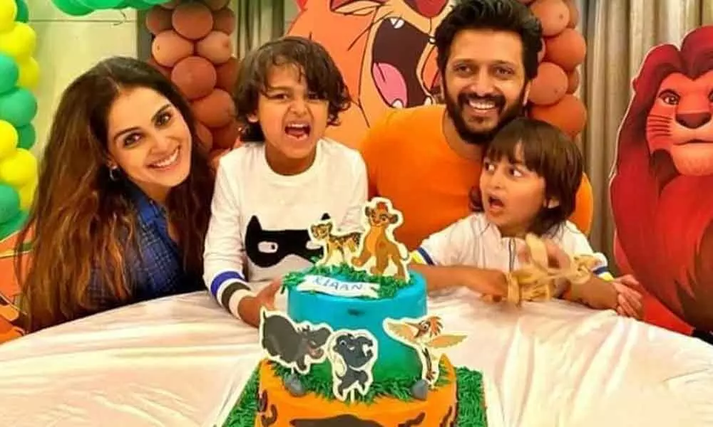Riteish Deshmukh And Genelia Shower Their Love On Their Son Riaan On His 7th Birthday