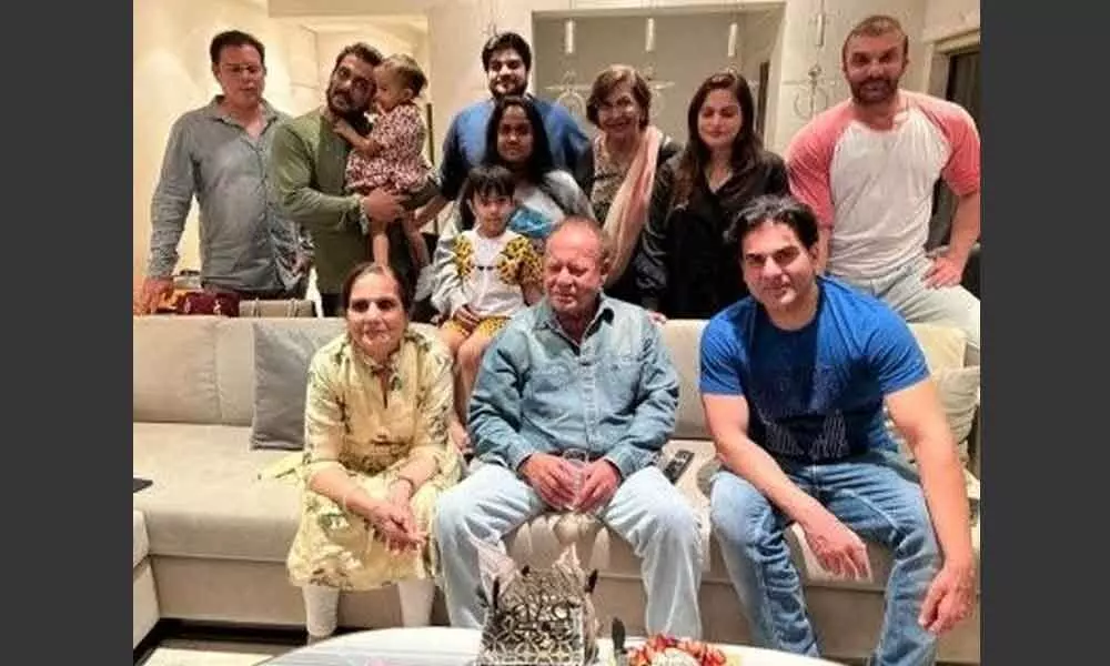 Salim Khan’s birthday is packed with family love