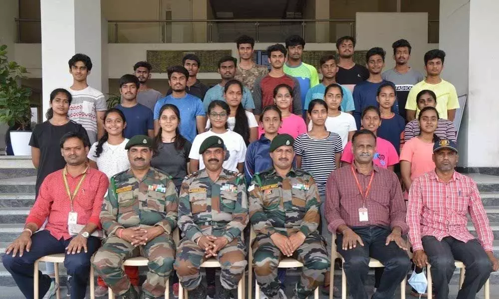 NCC selections held at GITAM