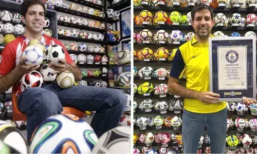 Rodrigo Romero Saldivar of Mexico holds the Guinness World record