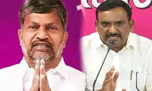 L Ramana and Bhanu Prasad  of TRS