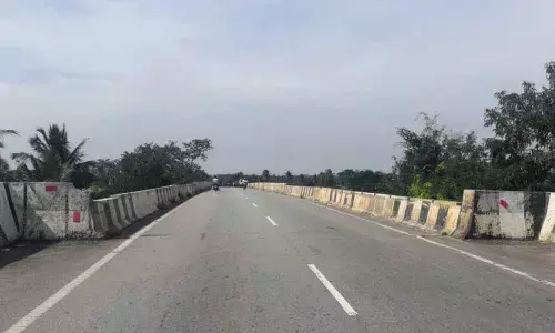 Narrow railway bridge causing frequent accidents!