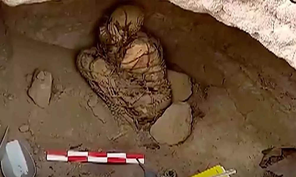 The mummy, whose gender was not identified, was discovered near Lima