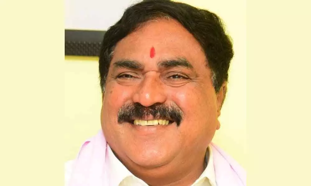 Minister for Panchayat Raj Errabelli  Dayakar Rao