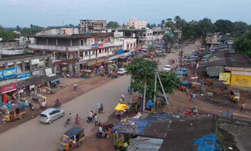 A view of Aswaraopet headquarters in Kothagudem district