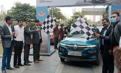 Renault KWID Mileage Rally held