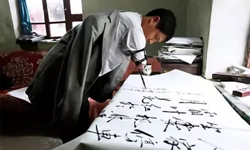 Jiang Shengfa is one of the best teachers in rural China. Photo: Handout