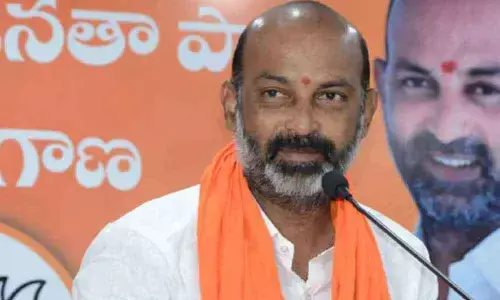 BJP president Bandi Sanjay