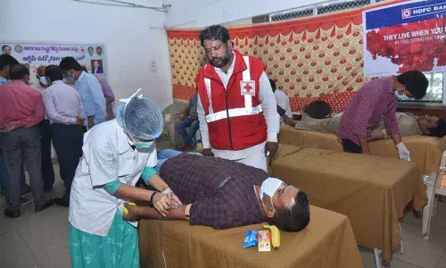 Hyderabad: RTC organises mega blood donation camp