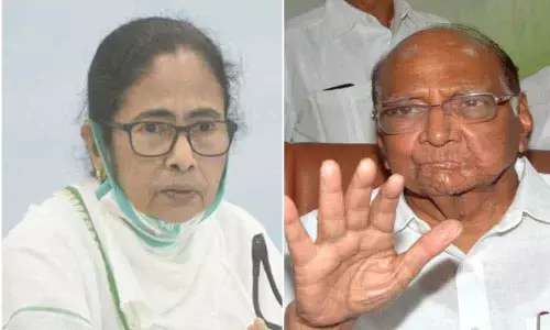 Mamata Banerjee and Sharad Pawer