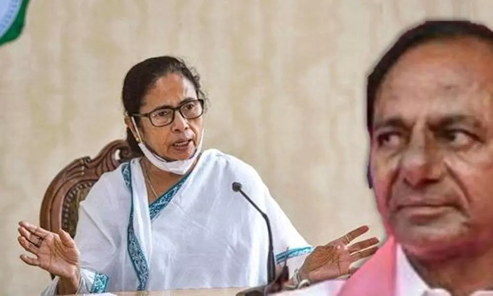 TRS weighs options to join  Mamata Banerjee