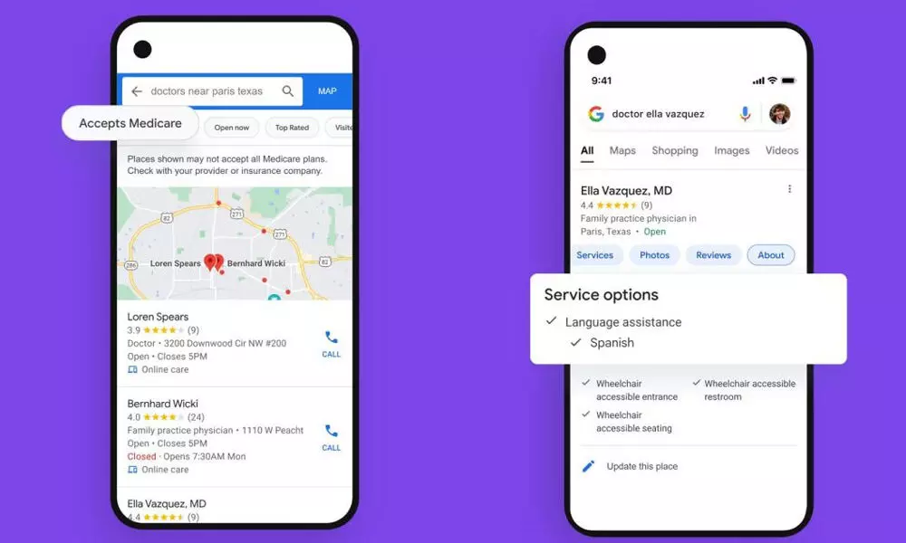 Google Search adds new tools to help find doctors