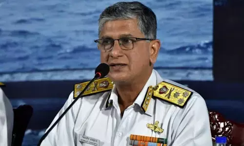 Flag Officer Commanding-in-Chief Eastern Naval command Vice Admiral Biswajit Dasgupta