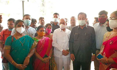 Home Minister Mohd Mahmood Ali, MLA Mumtaz Ahmed Khan inaugurate Basti Dawakhana