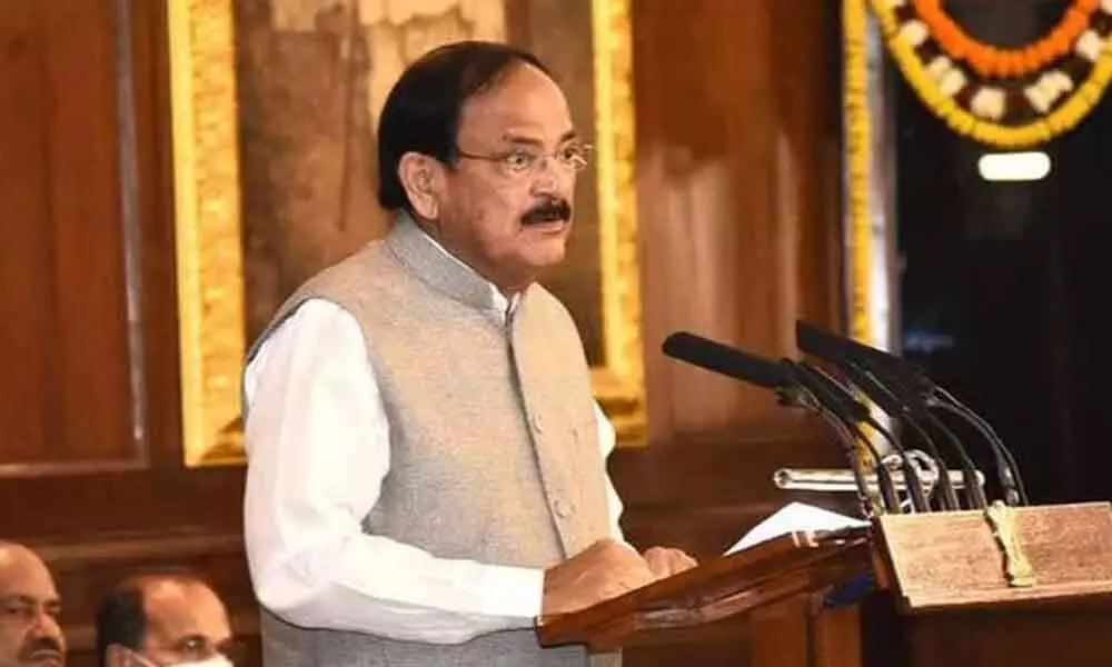 Vice President and Rajya Sabha Chairman M Venkaiah Naidu