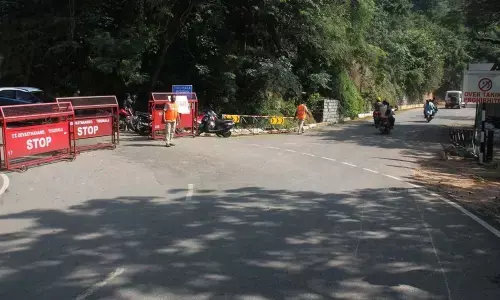 Link Road opened on ghat road for traffic in Tirumala on Saturday