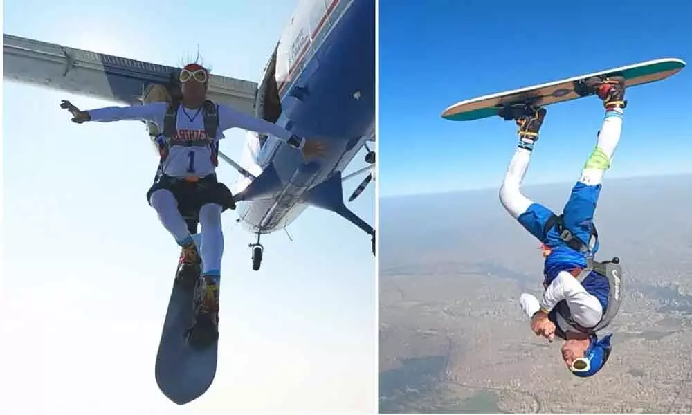 Man From USA Holds New Guinness World Record For Skysurfing Helicopter Rotations