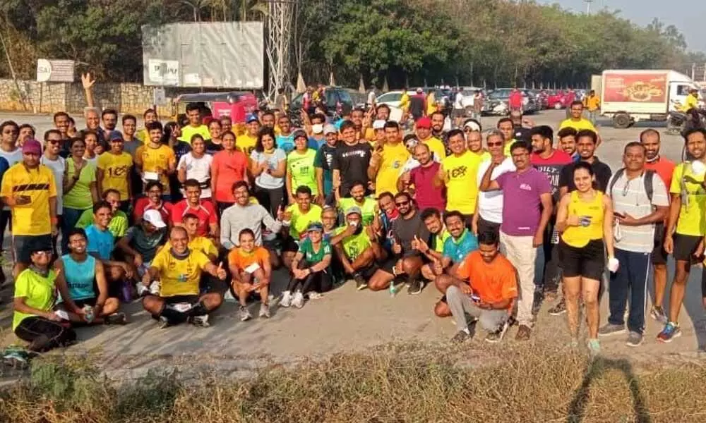 Dry run of Airtel Hyderabad Marathon held